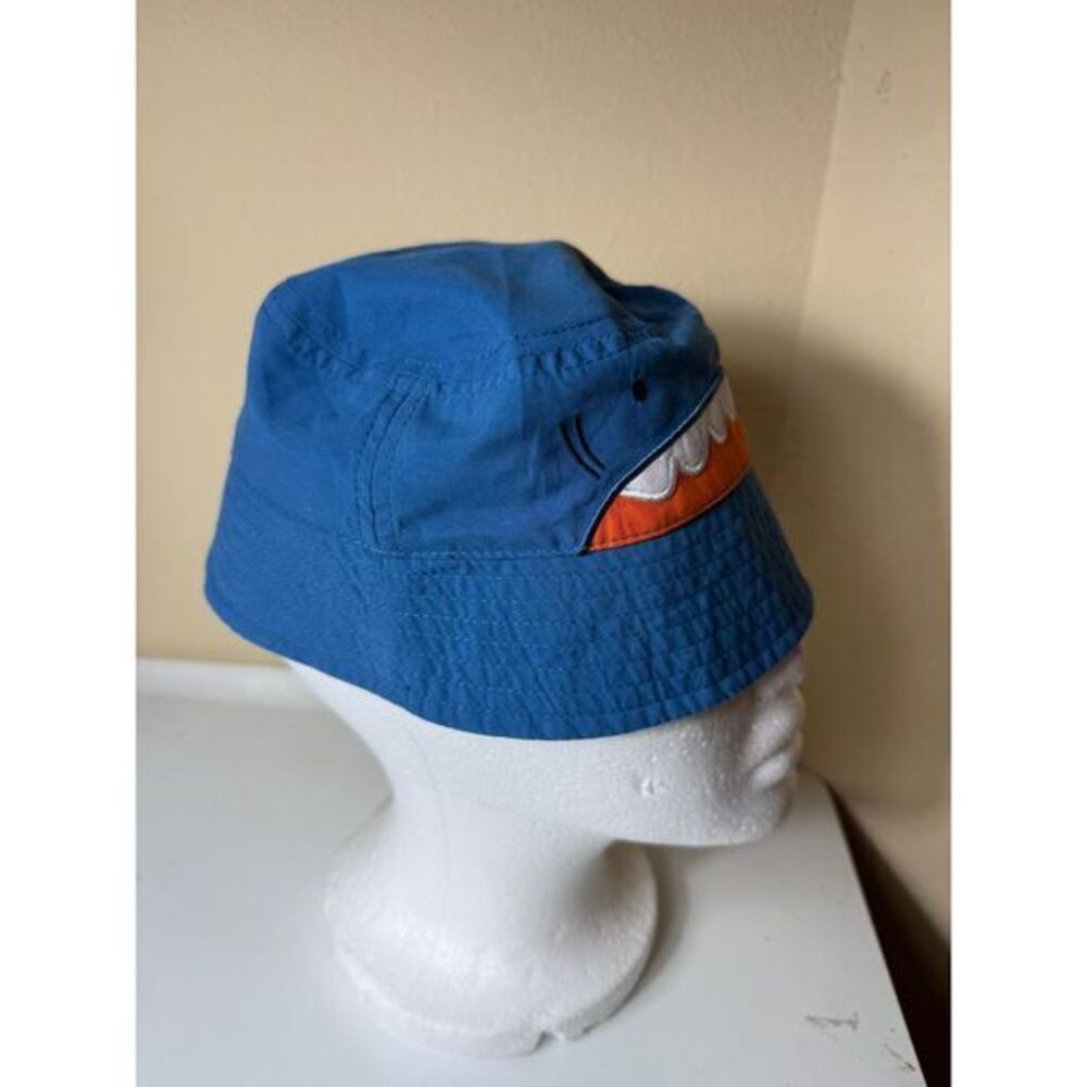 Carter's Shark Designβ Kids Baseball Cap Blue Orange Quilted Summer Hat 6-12m